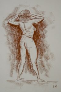 sepia life drawing 07